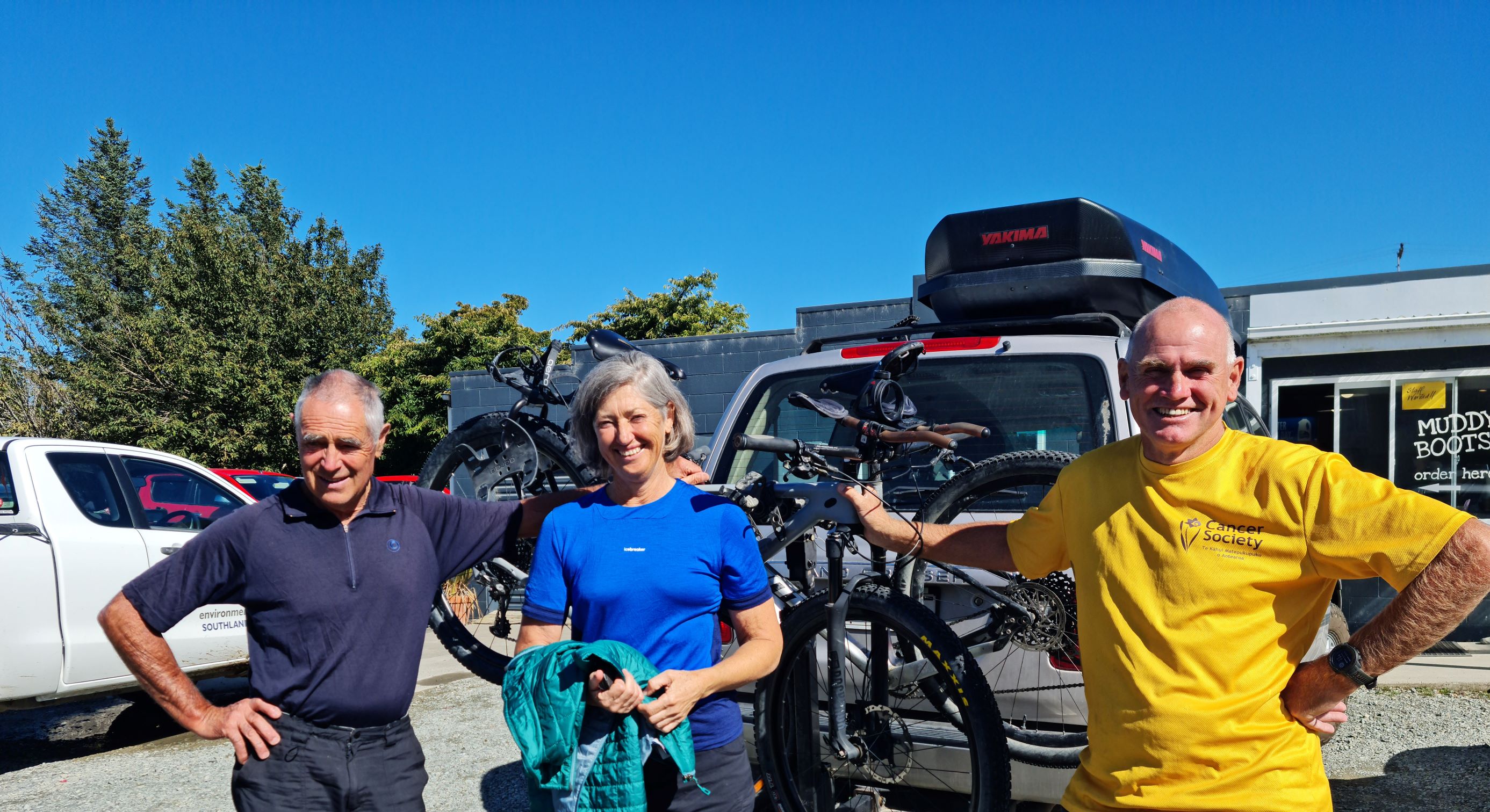 Slimmer, fitter, and heading for home - thanks for the taxi services Jan and Jane
